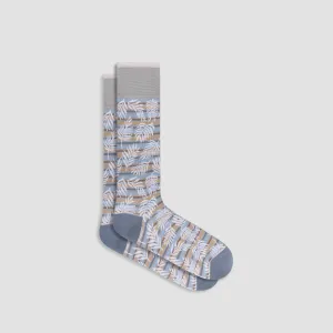 Palm Leaf Mid-Calf Socks