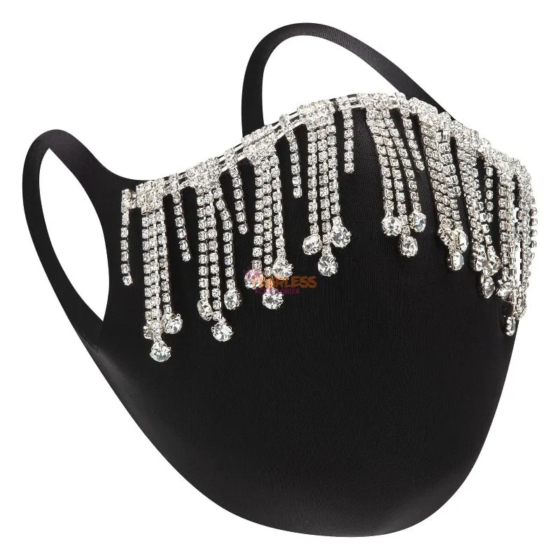 Party Girl Rhinestone Face Covering