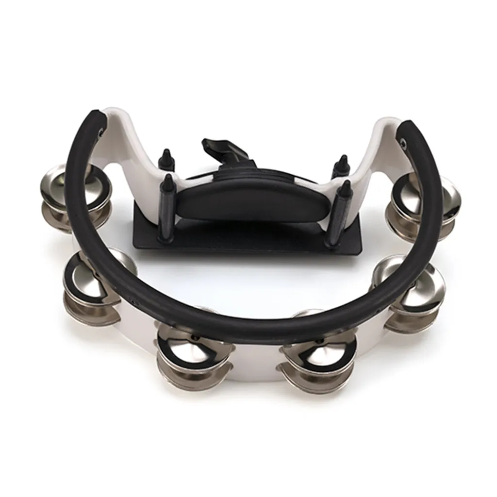 Pearl Quick Draw Tambourine Steel Jingles with Quickmount Holder - X Model