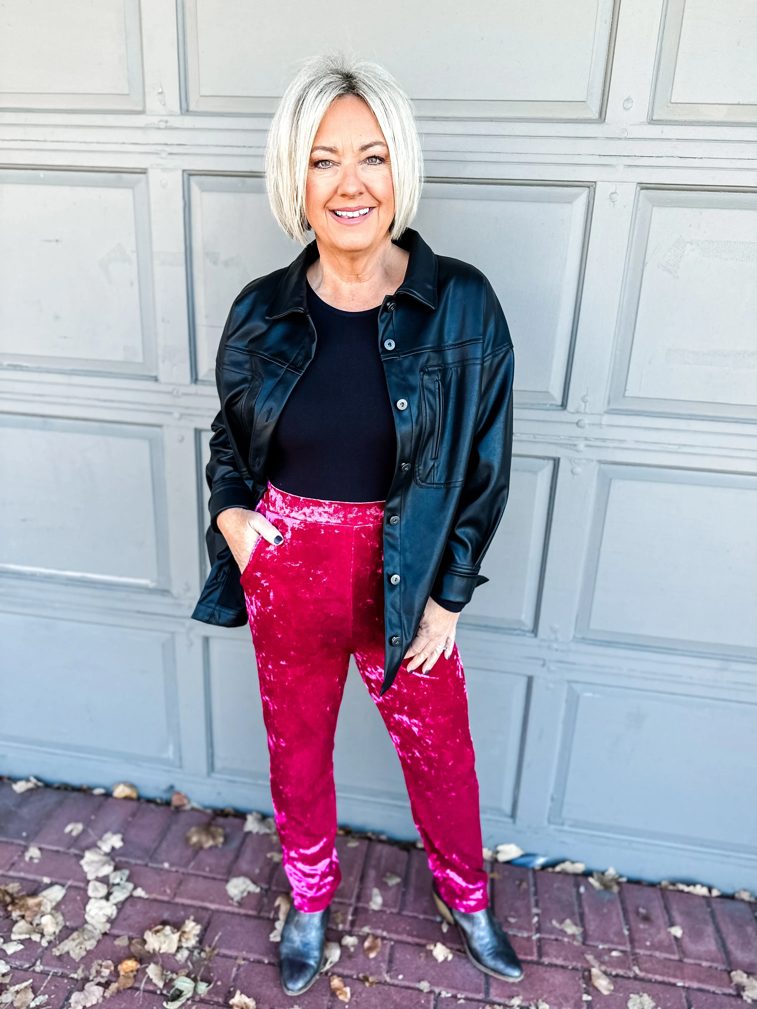 Peppermint Kisses Shacket