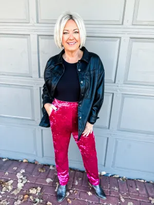 Peppermint Kisses Shacket