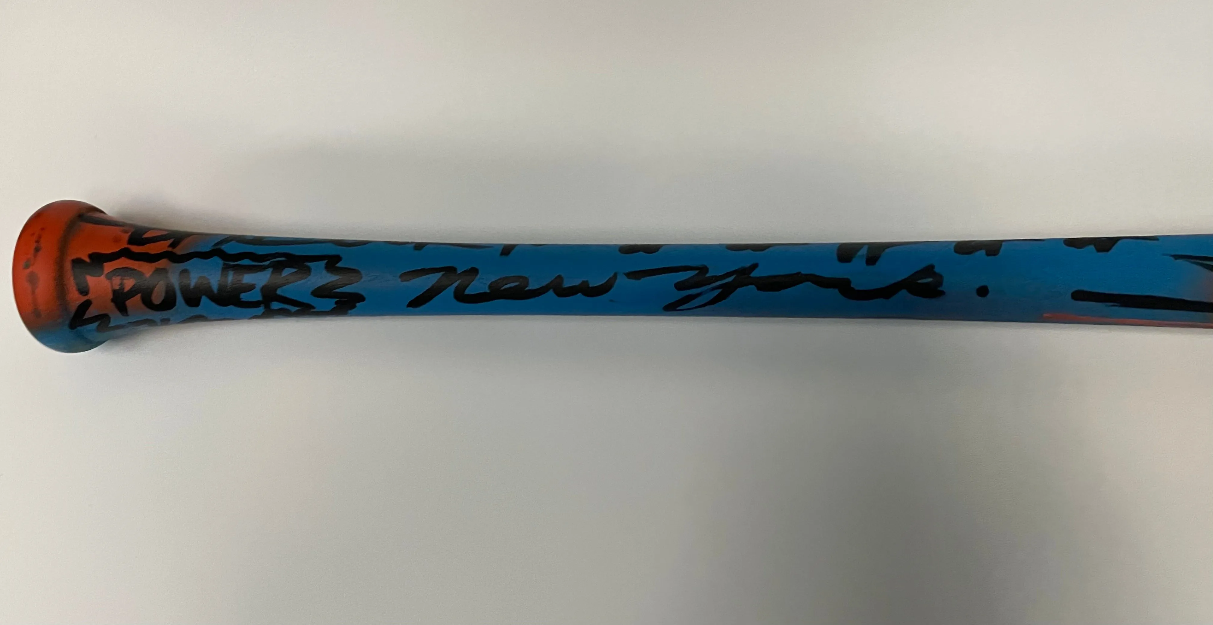 Pete Alonso Autographed Dove Tail 2021 Home Run Derby Game Model Bat with Multi Inscriptions (Fanatics/MLB)