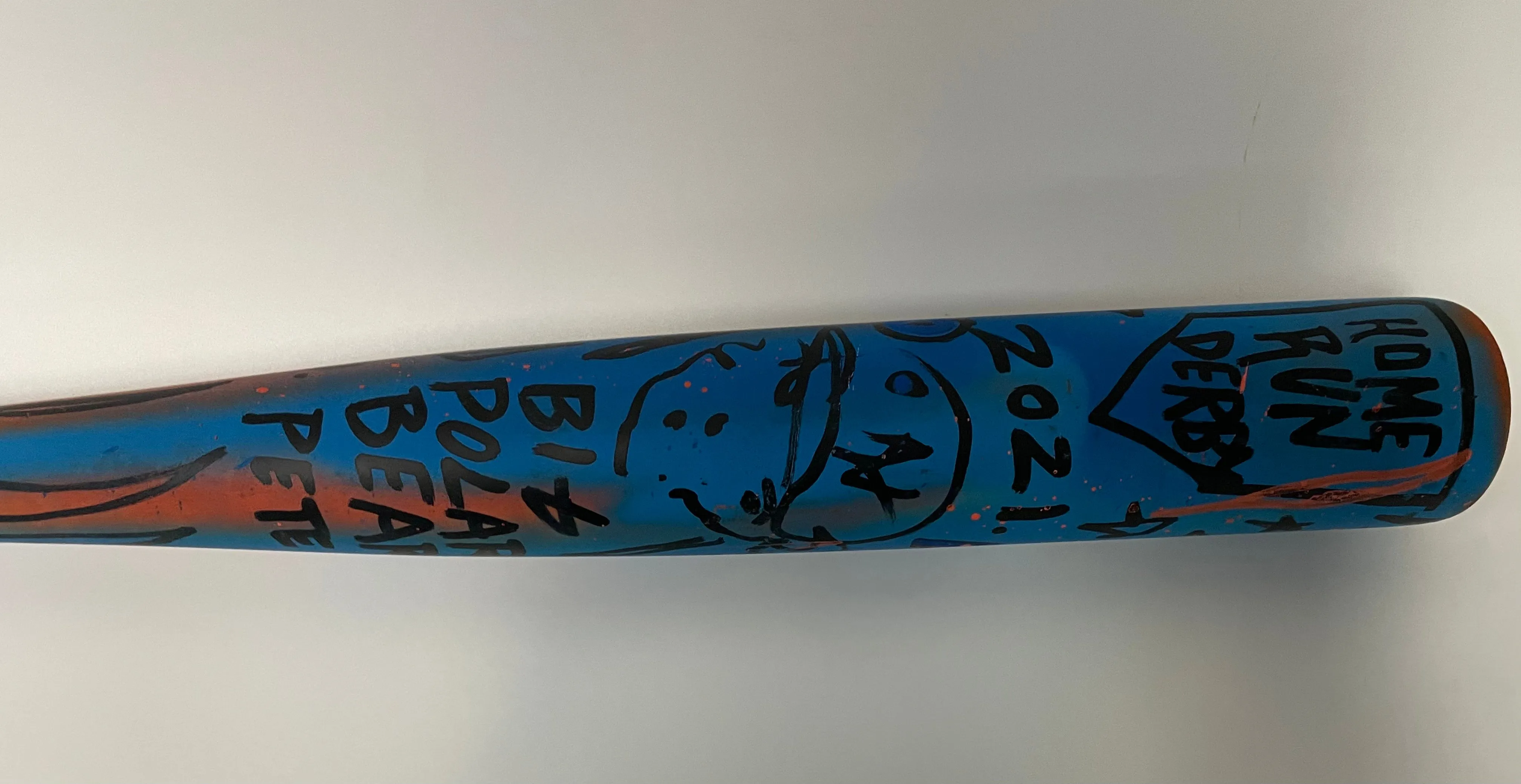 Pete Alonso Autographed Dove Tail 2021 Home Run Derby Game Model Bat with Multi Inscriptions (Fanatics/MLB)