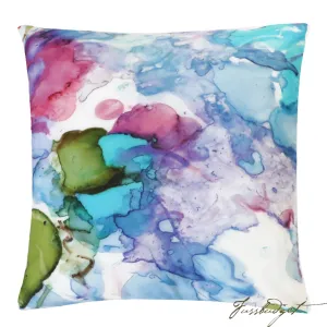 Petunias Outdoor Pillow