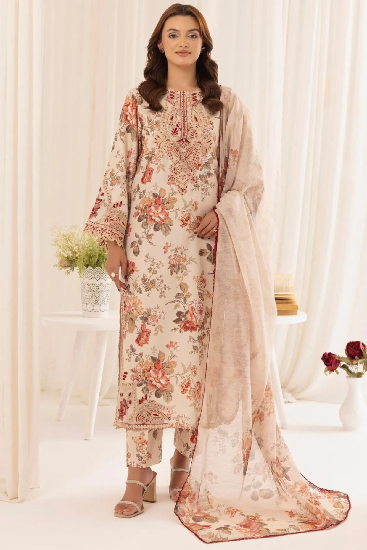 PLS-136 SILK LAWN STITCHED