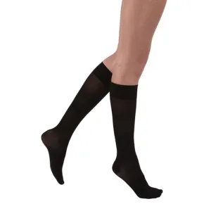 PR/1 JOBST ULTRASHEER WOMEN, KNEE HIGH, 15-20MMHG, MD, CLASSIC BLACK, CLOSED TOE