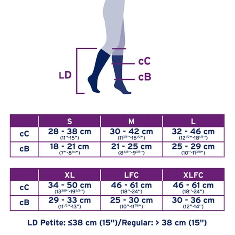 PR/1 JOBST ULTRASHEER WOMEN, KNEE HIGH, 20-30MMHG, XL, FULL CALF, NATURAL, OPEN TOE