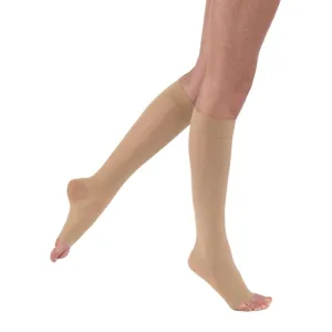 PR/1 JOBST ULTRASHEER WOMEN, KNEE HIGH, 20-30MMHG, XL, FULL CALF, NATURAL, OPEN TOE