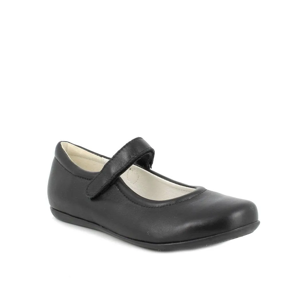 Primigi plain black leather Mary Jane 62061