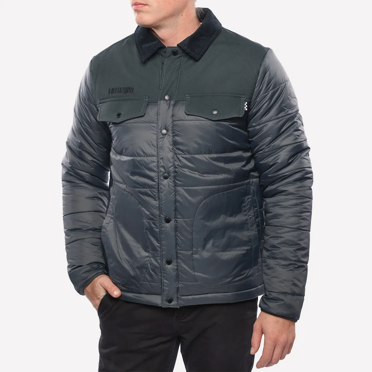 Prospector Puffer Jacket - Smoked Navy