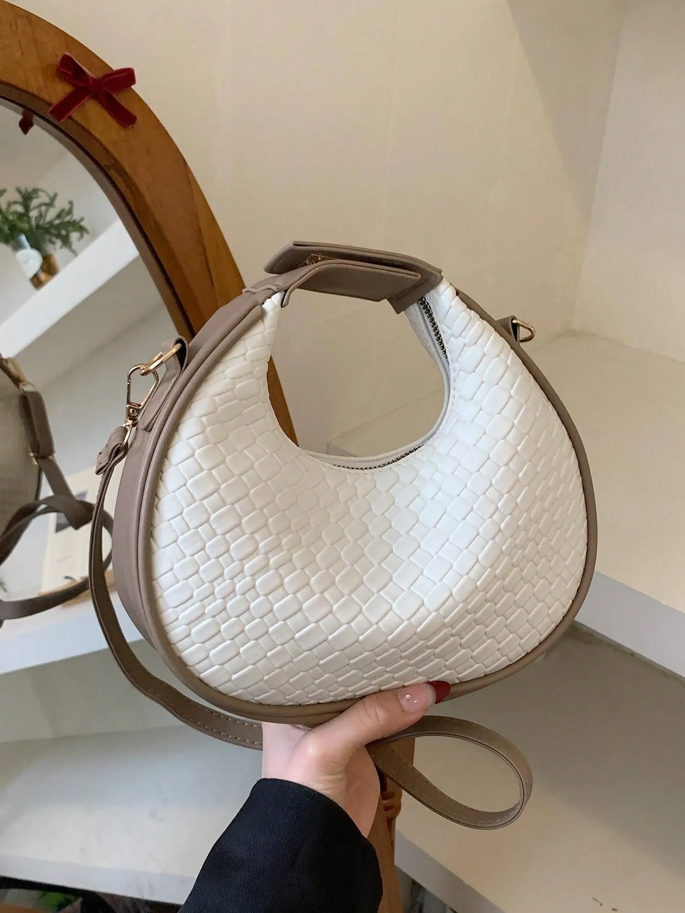Pu Leather Casual Shoulder Bag