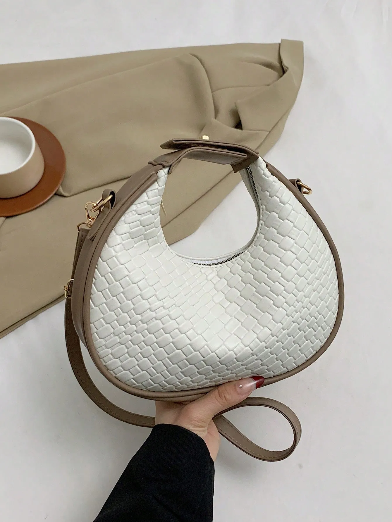 Pu Leather Casual Shoulder Bag