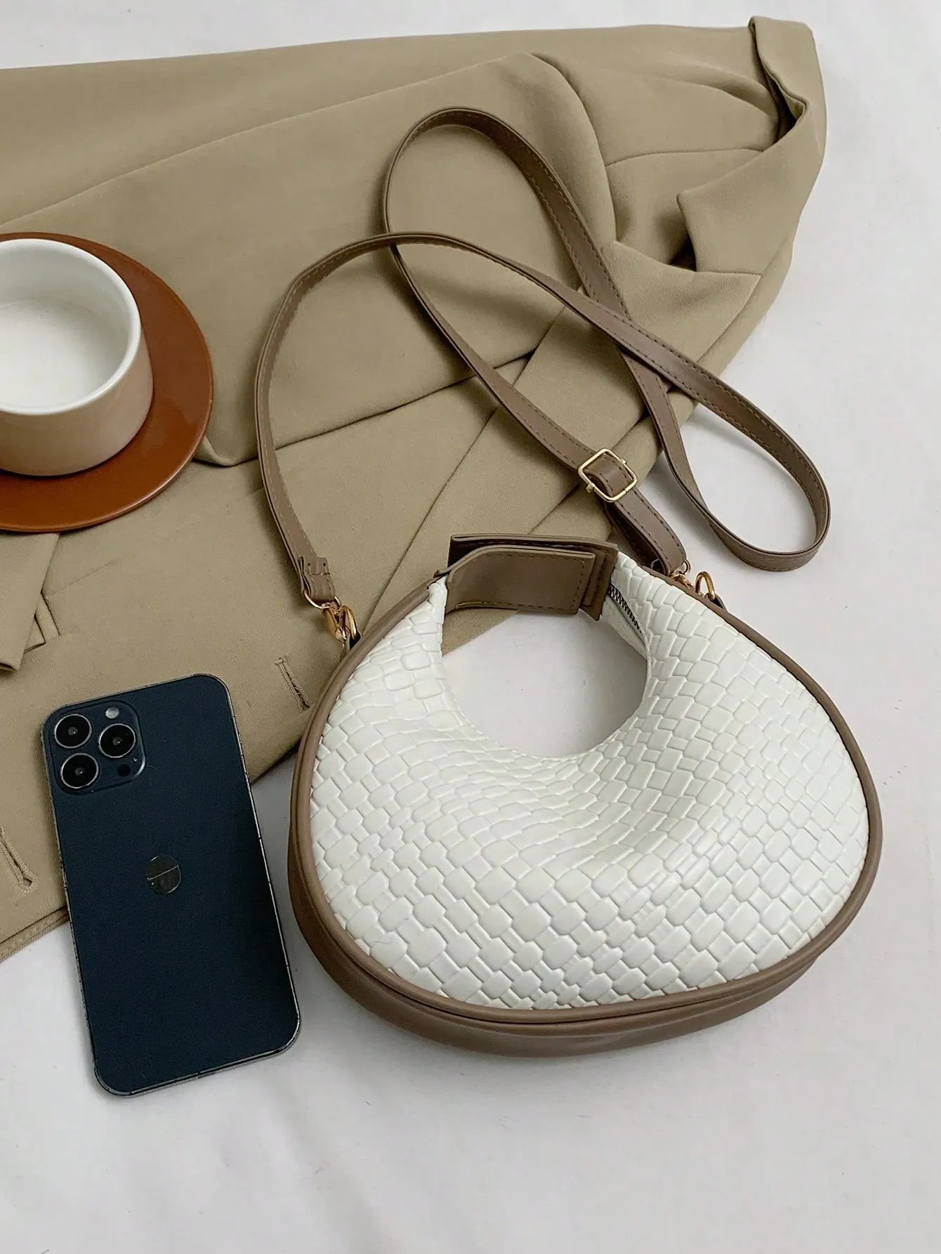 Pu Leather Casual Shoulder Bag