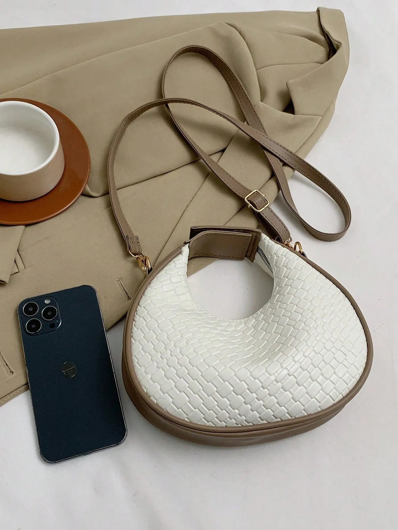Pu Leather Casual Shoulder Bag