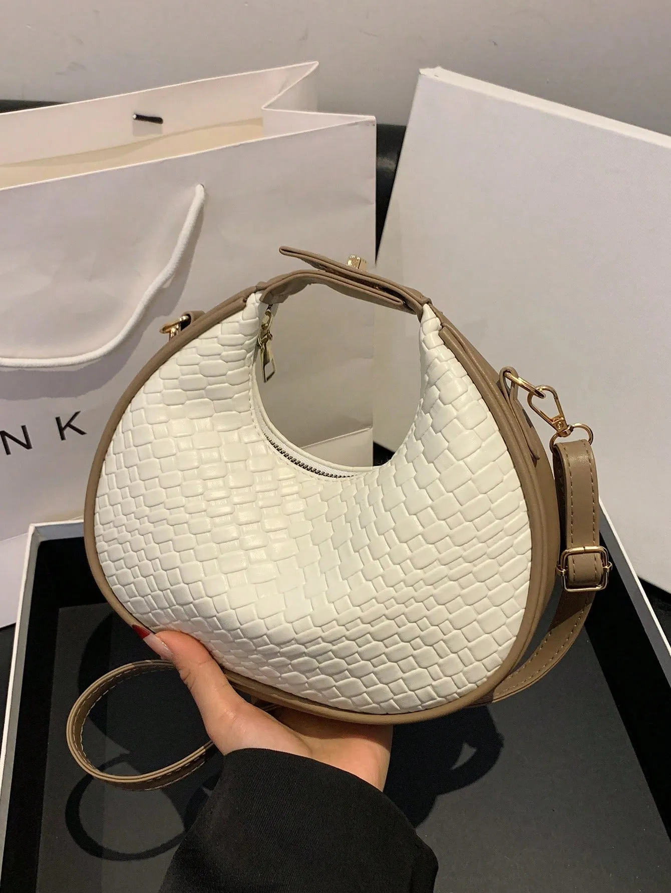Pu Leather Casual Shoulder Bag