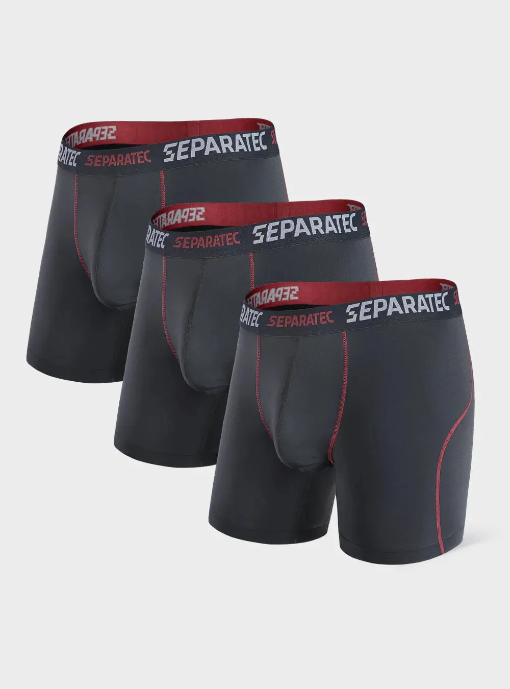 Quick Dry Athletic Boxer Briefs 3 Pack