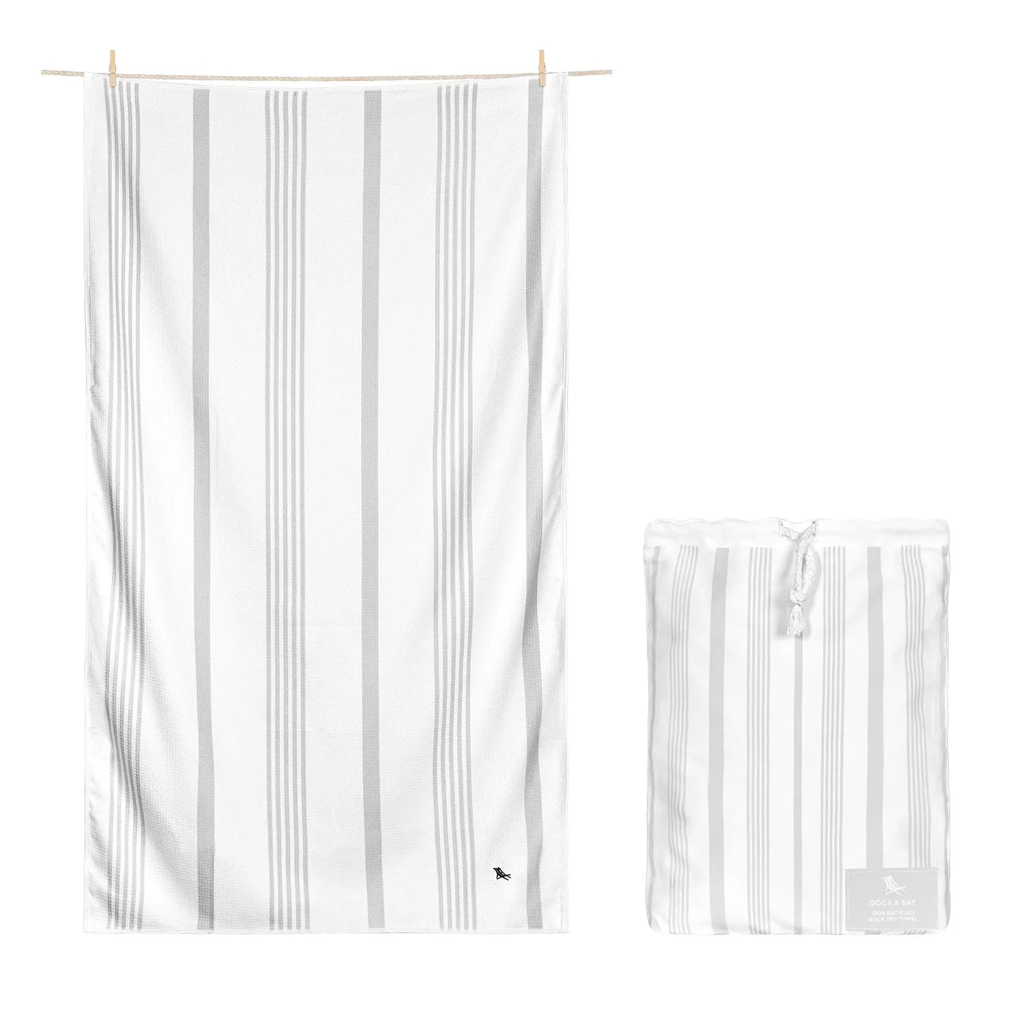 Quick Dry Small Hand Towel - Jasmine White