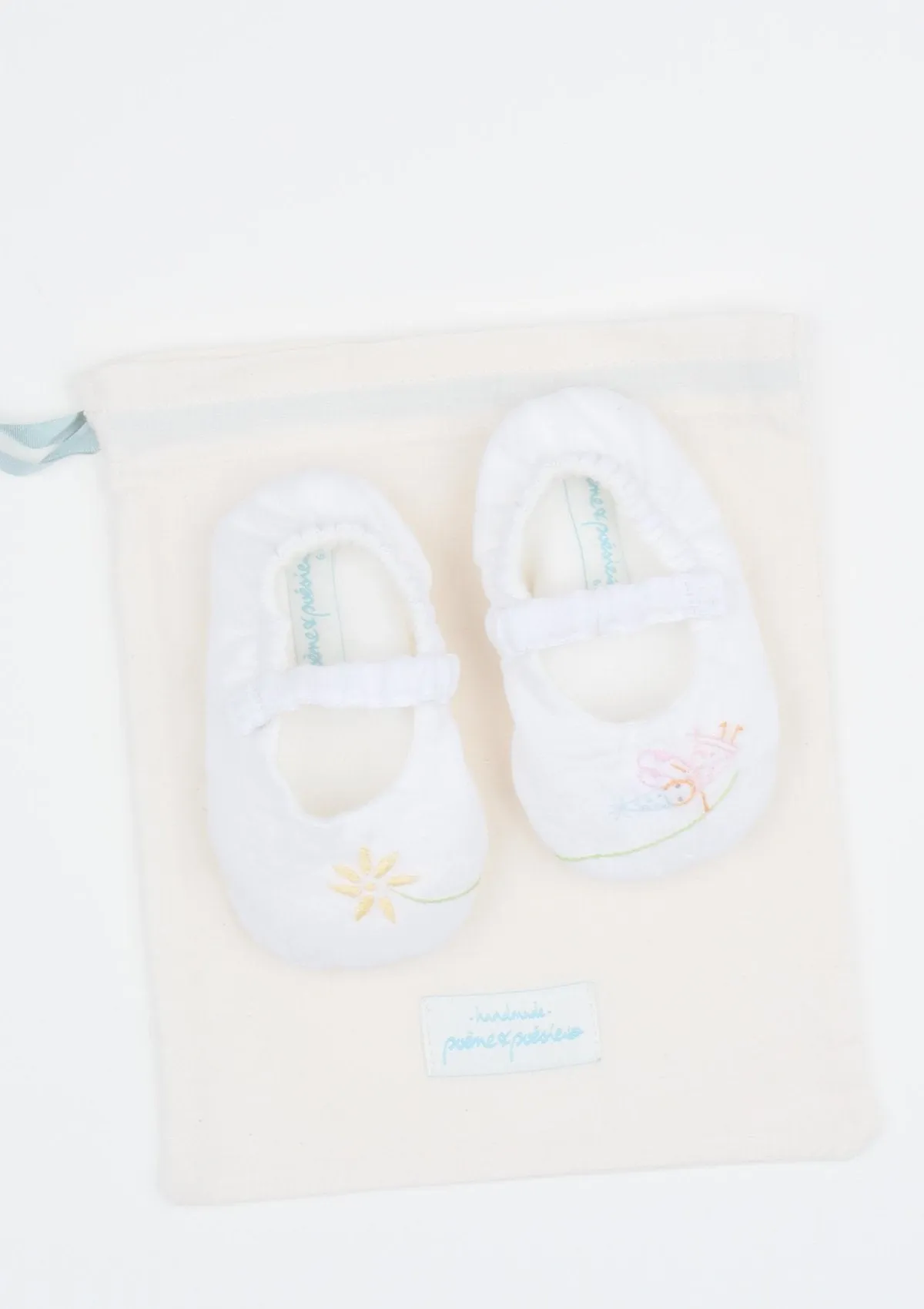 Reversible Pixie Mary-Janes, White