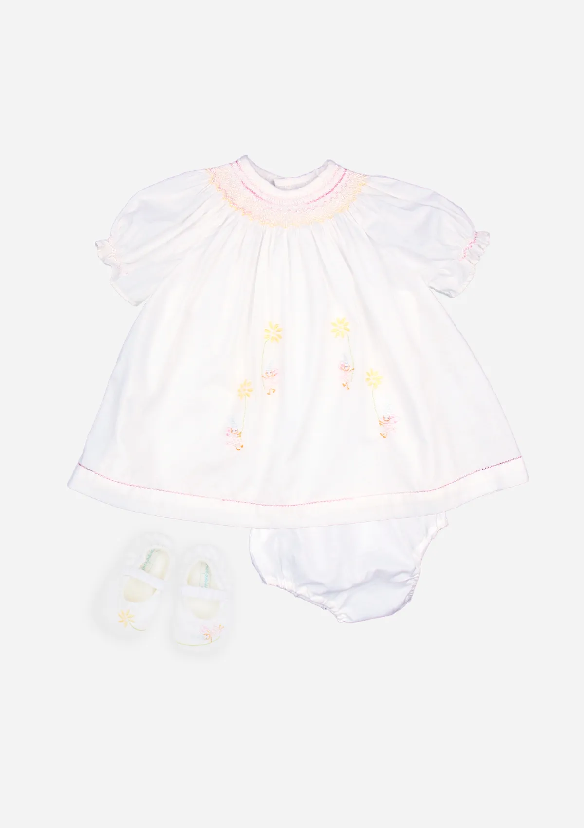 Reversible Pixie Mary-Janes, White
