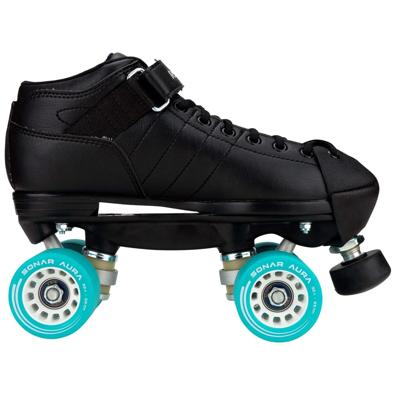 Riedell R3 Derby Roller Skates - Black/Blue