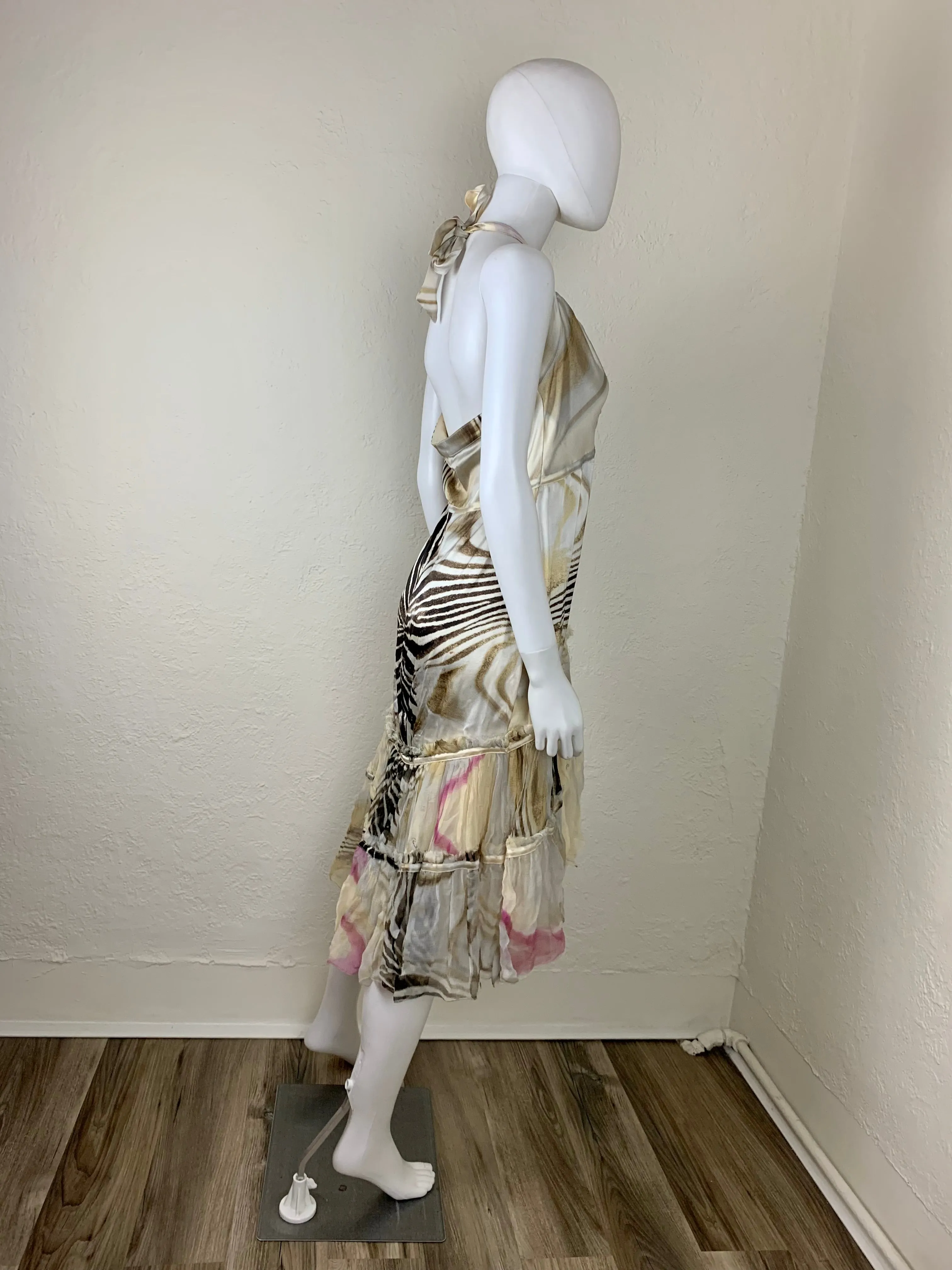 Roberto Cavalli SS 2004 Silk Dress