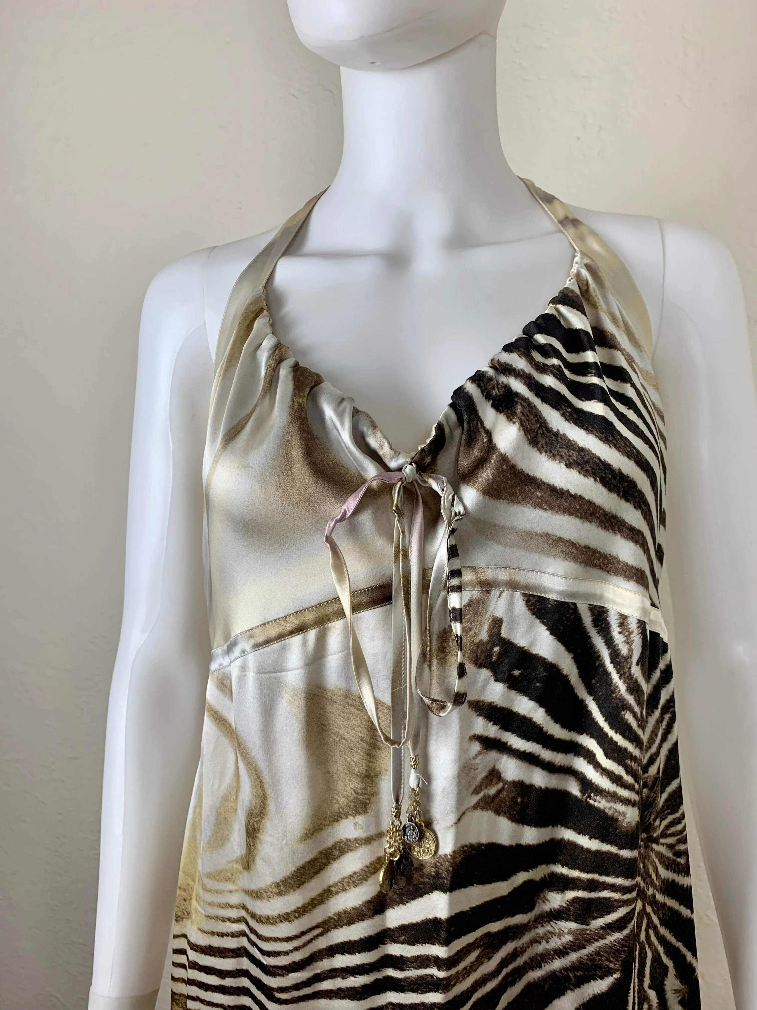 Roberto Cavalli SS 2004 Silk Dress
