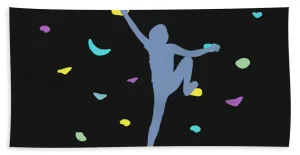 Rock Climbing Heaven On Earth - Bath Towel