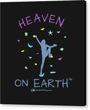 Rock Climbing Heaven On Earth - Canvas Print