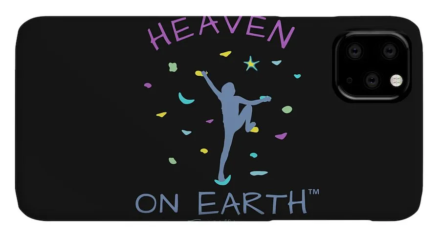 Rock Climbing Heaven On Earth - Phone Case