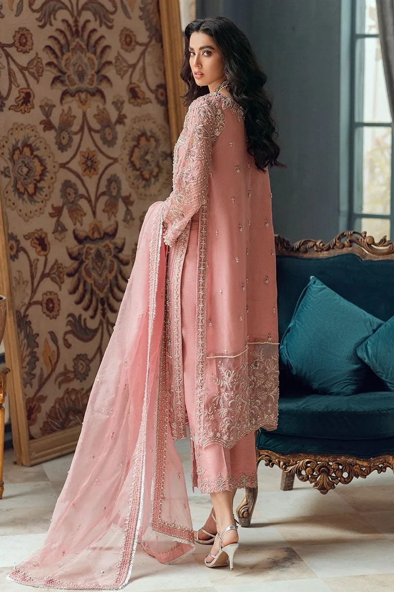 Rose Pink Dress Pakistani for Wedding Party #PF305