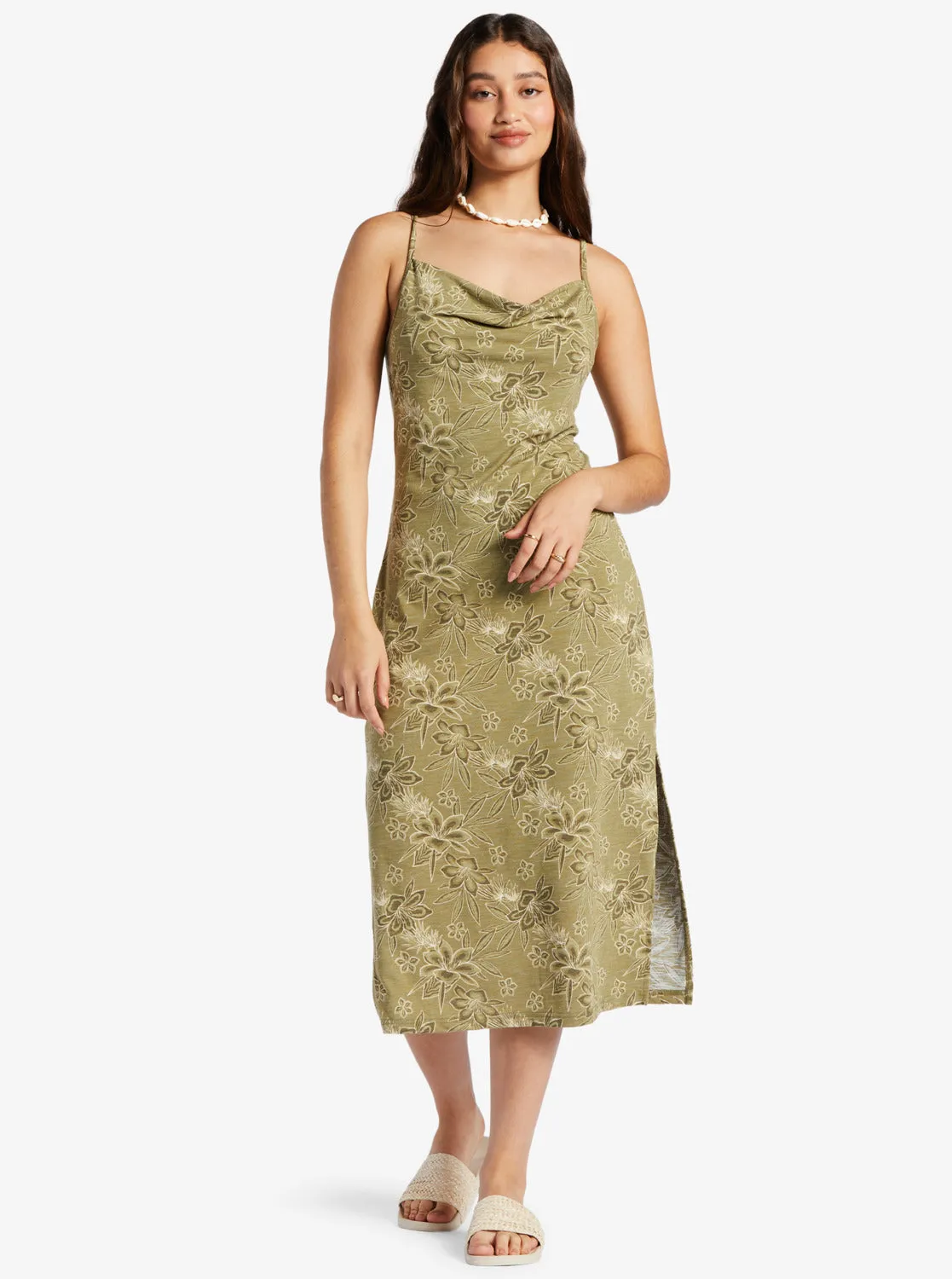 Roxy Womens Last Dance Midi Dress