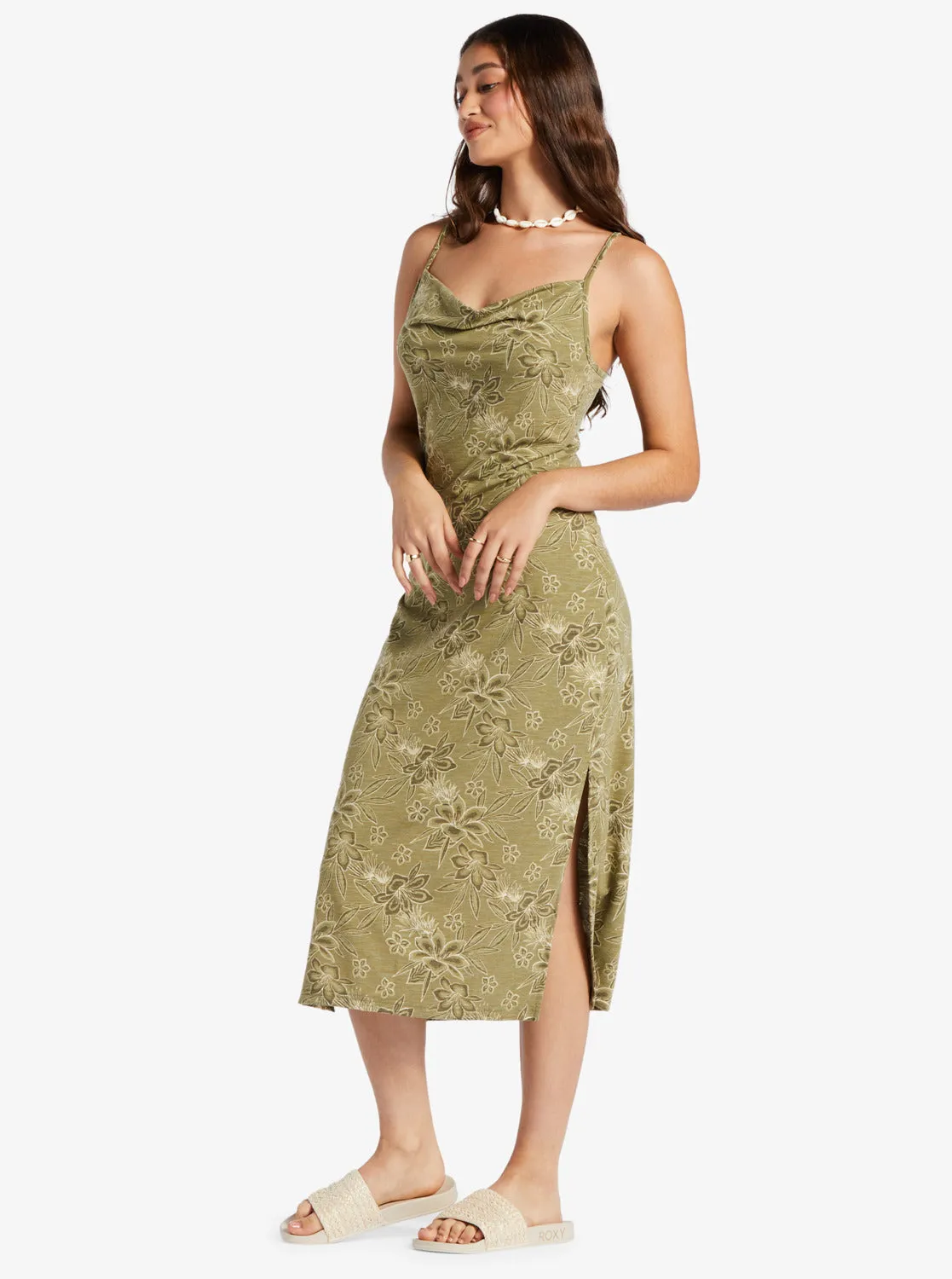 Roxy Womens Last Dance Midi Dress