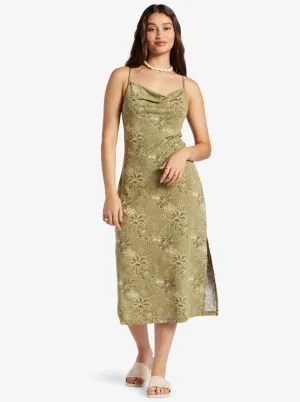 Roxy Womens Last Dance Midi Dress