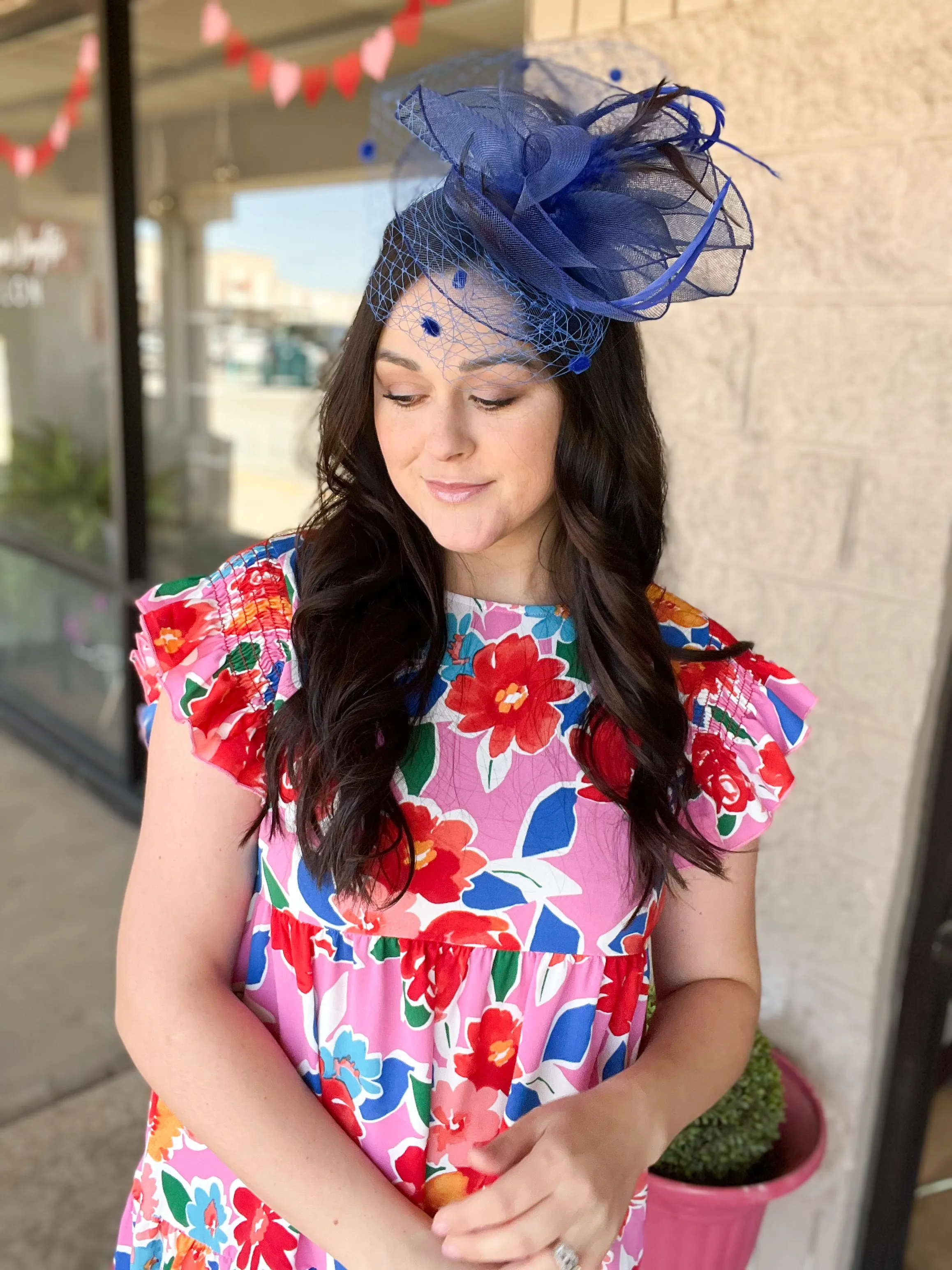 Royal Blue Fascinator