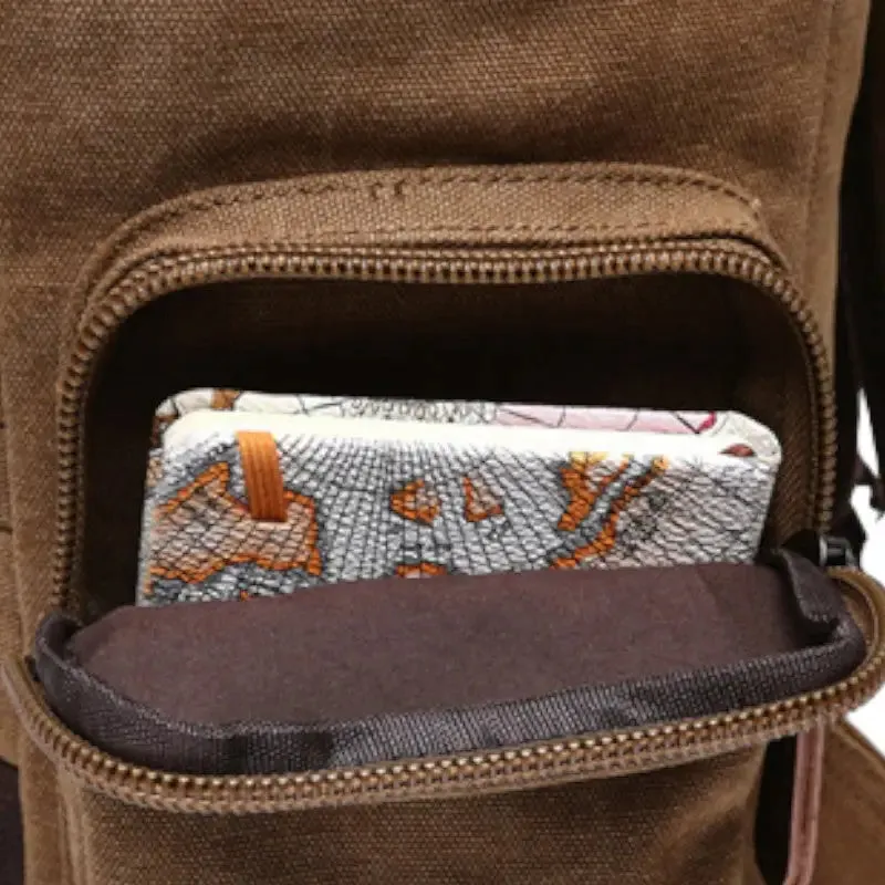 Sac a dos vintage militaire