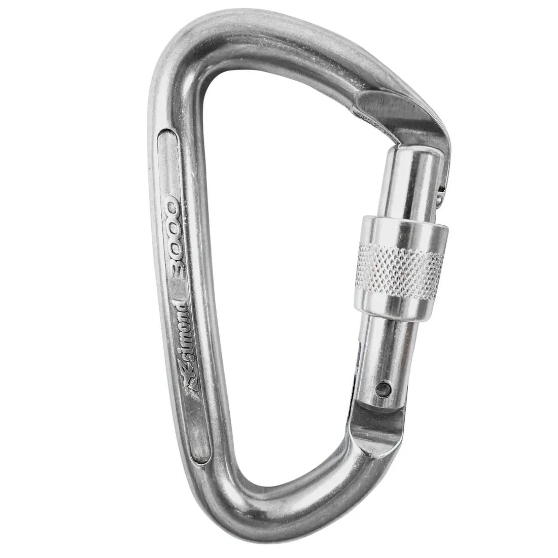 SCREWGATE CARABINER 3000 - POLISHED