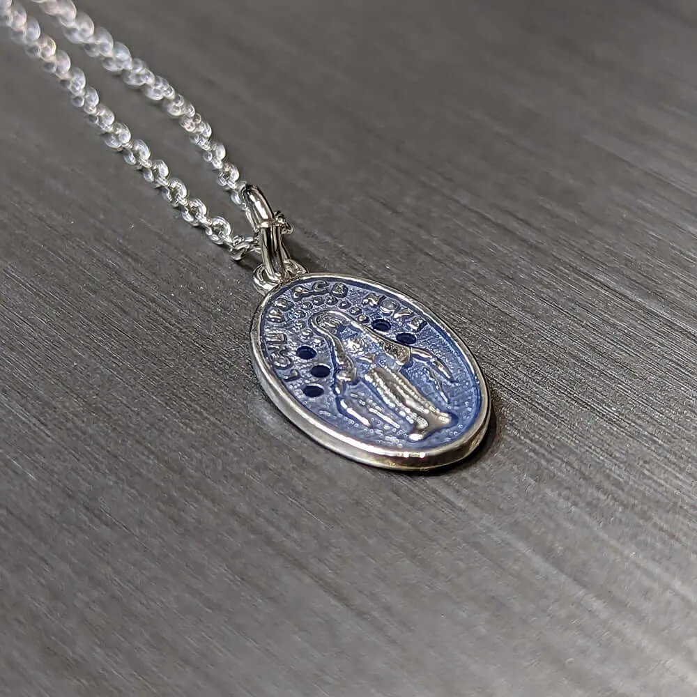 Sculpture of Our Lady of the Church Virgencita Necklace