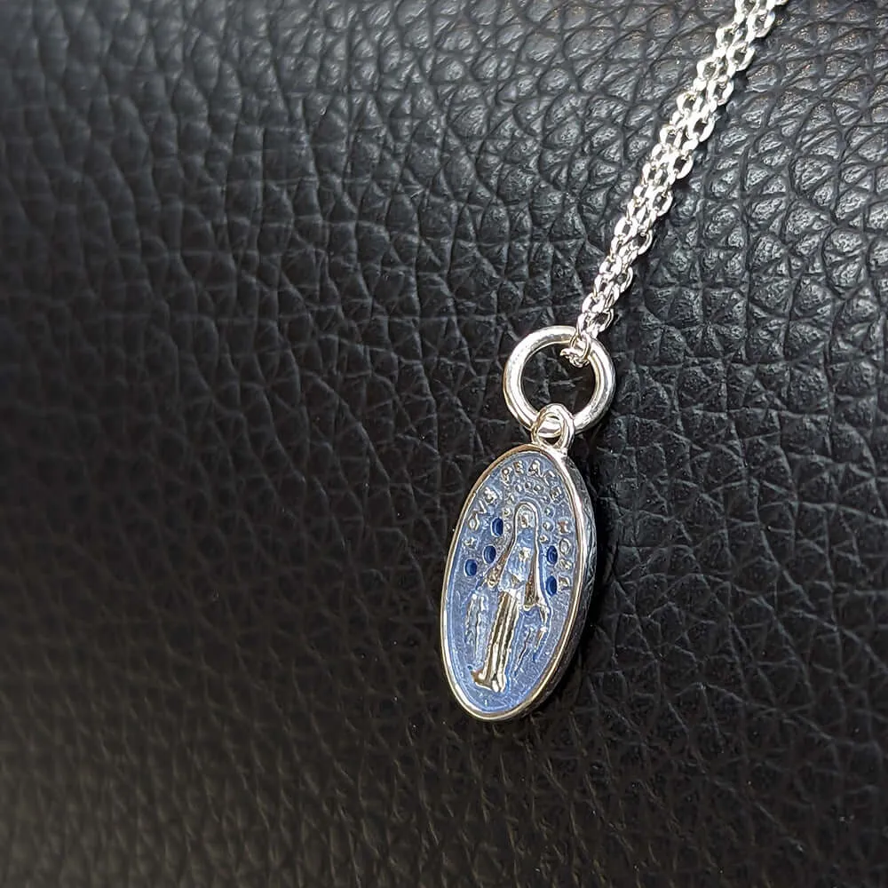 Sculpture of Our Lady of the Church Virgencita Necklace