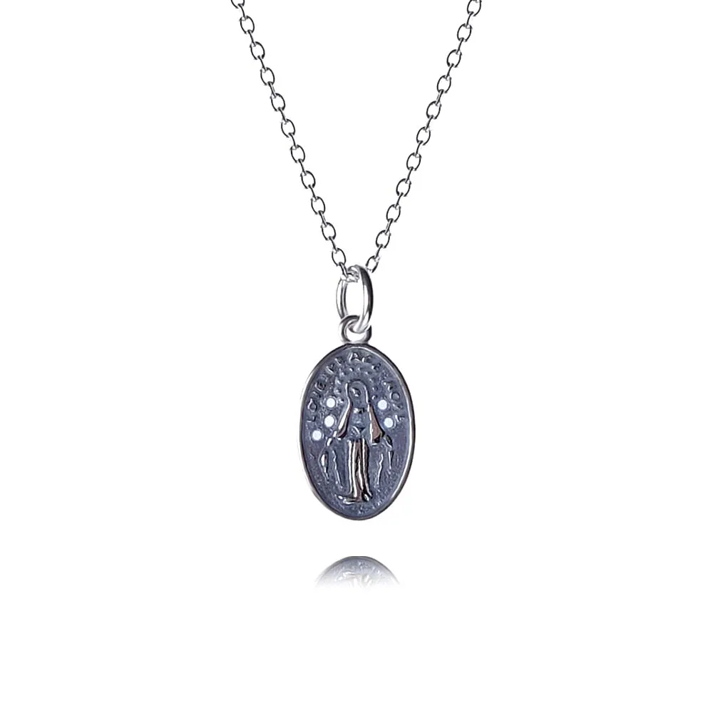 Sculpture of Our Lady of the Church Virgencita Necklace