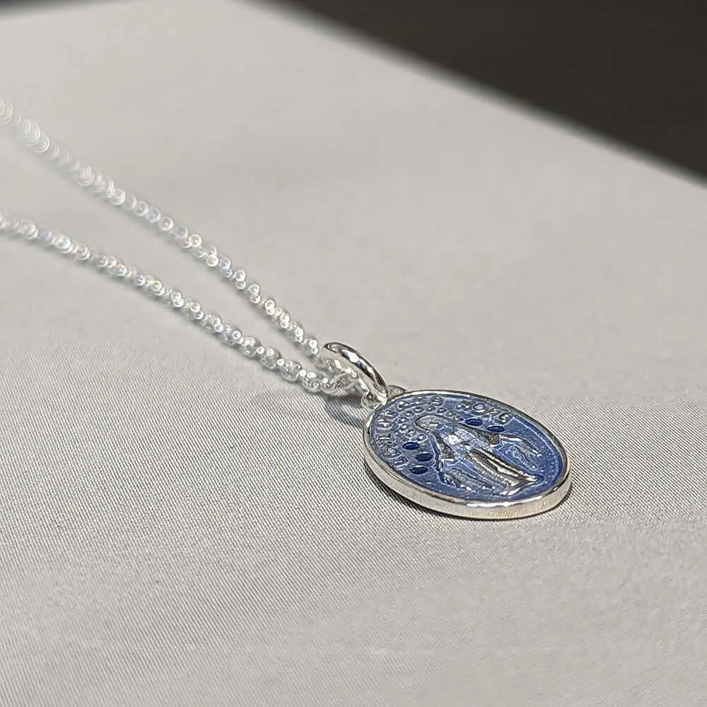 Sculpture of Our Lady of the Church Virgencita Necklace