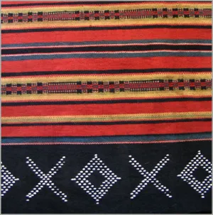 SE Asian Beaded Tribal Skirt from Laos