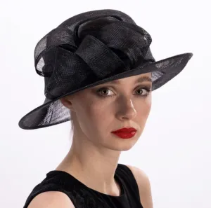 sidesweep cloche ~ black