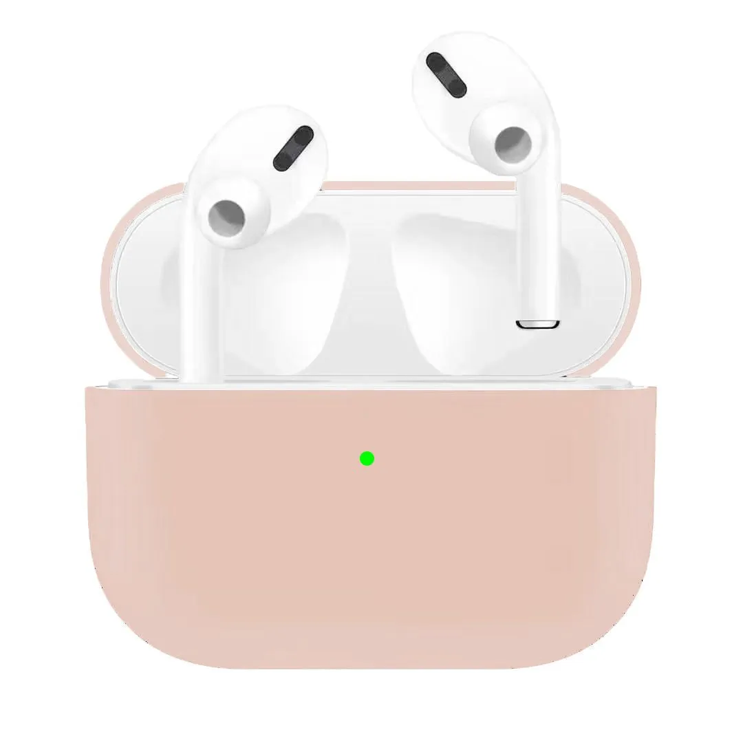 Silicone Earphone Case For Airpods Pro Shockproof Cases For Apple Bluetooth Headset Protective Cover Advanced gray