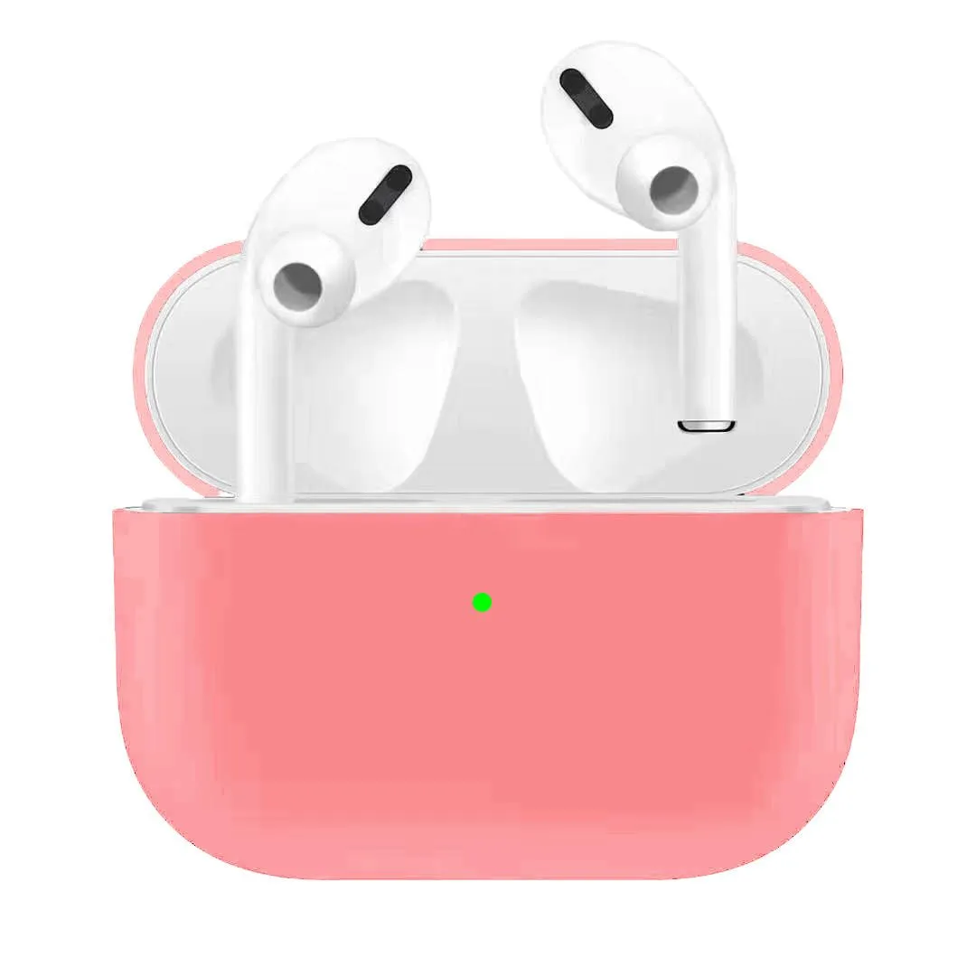 Silicone Earphone Case For Airpods Pro Shockproof Cases For Apple Bluetooth Headset Protective Cover Advanced gray