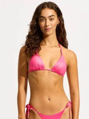 Soleil Slide Triangle In Hot Pink