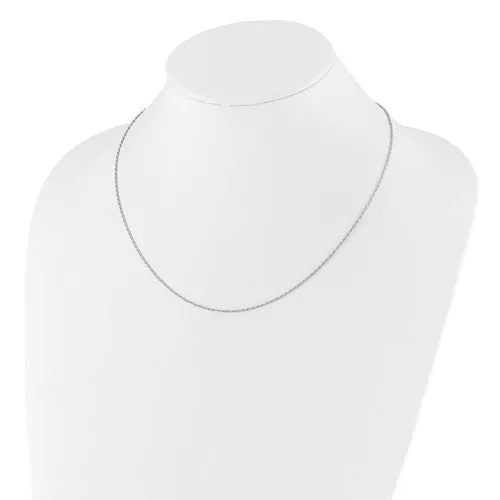 Sterling Silver 1.2mm Adjustable Rope Chain - Various Lengths