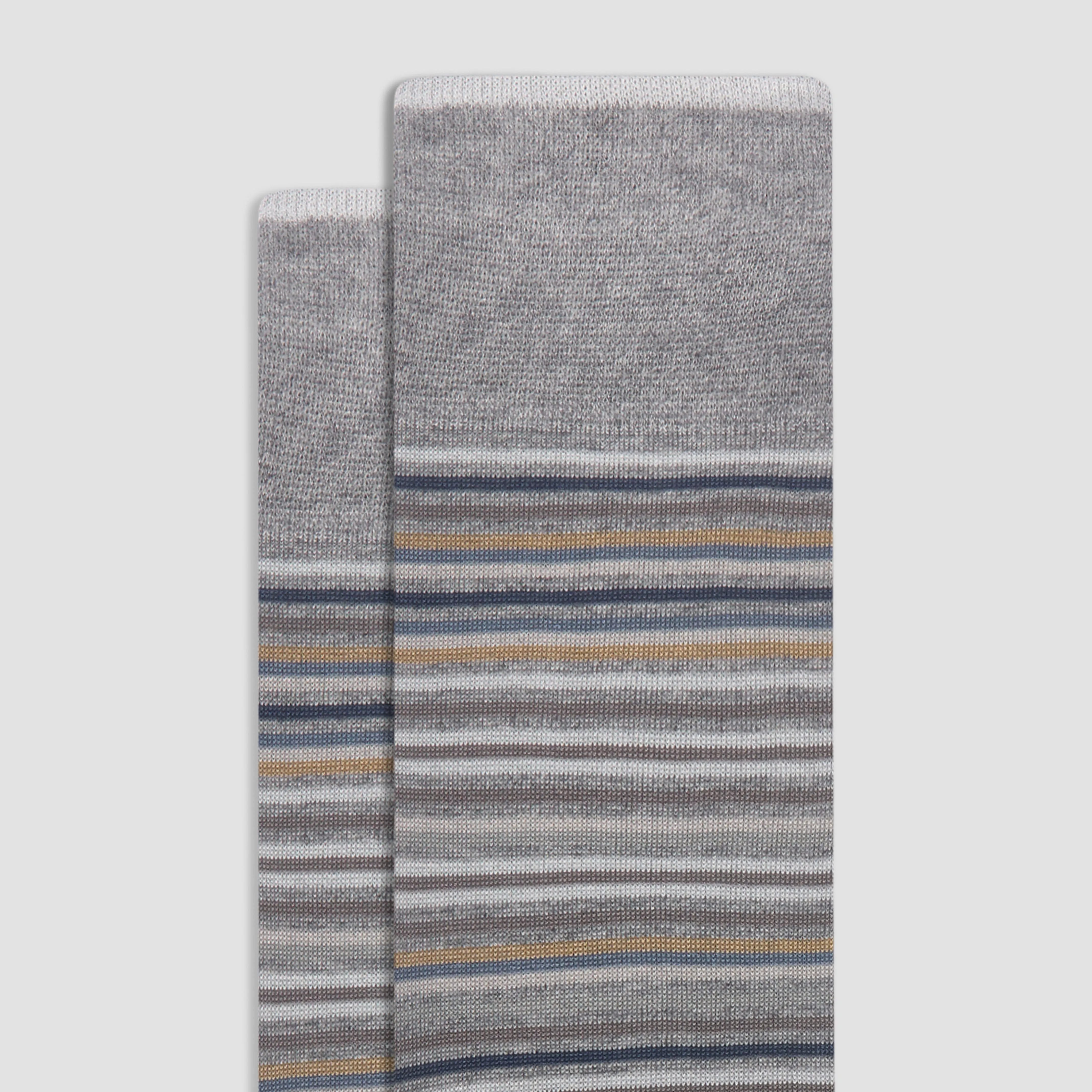 Striped Mid-Calf Socks