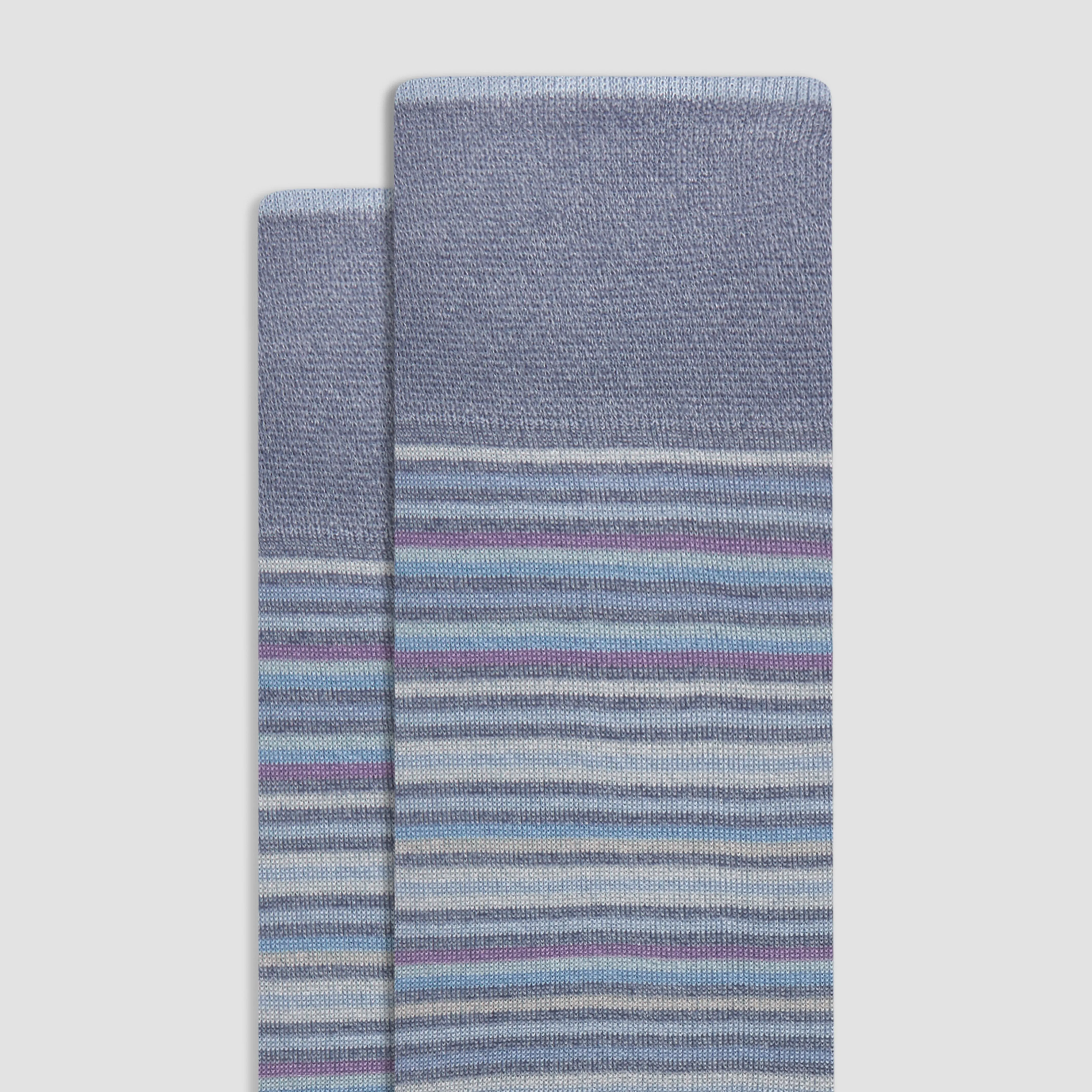 Striped Mid-Calf Socks