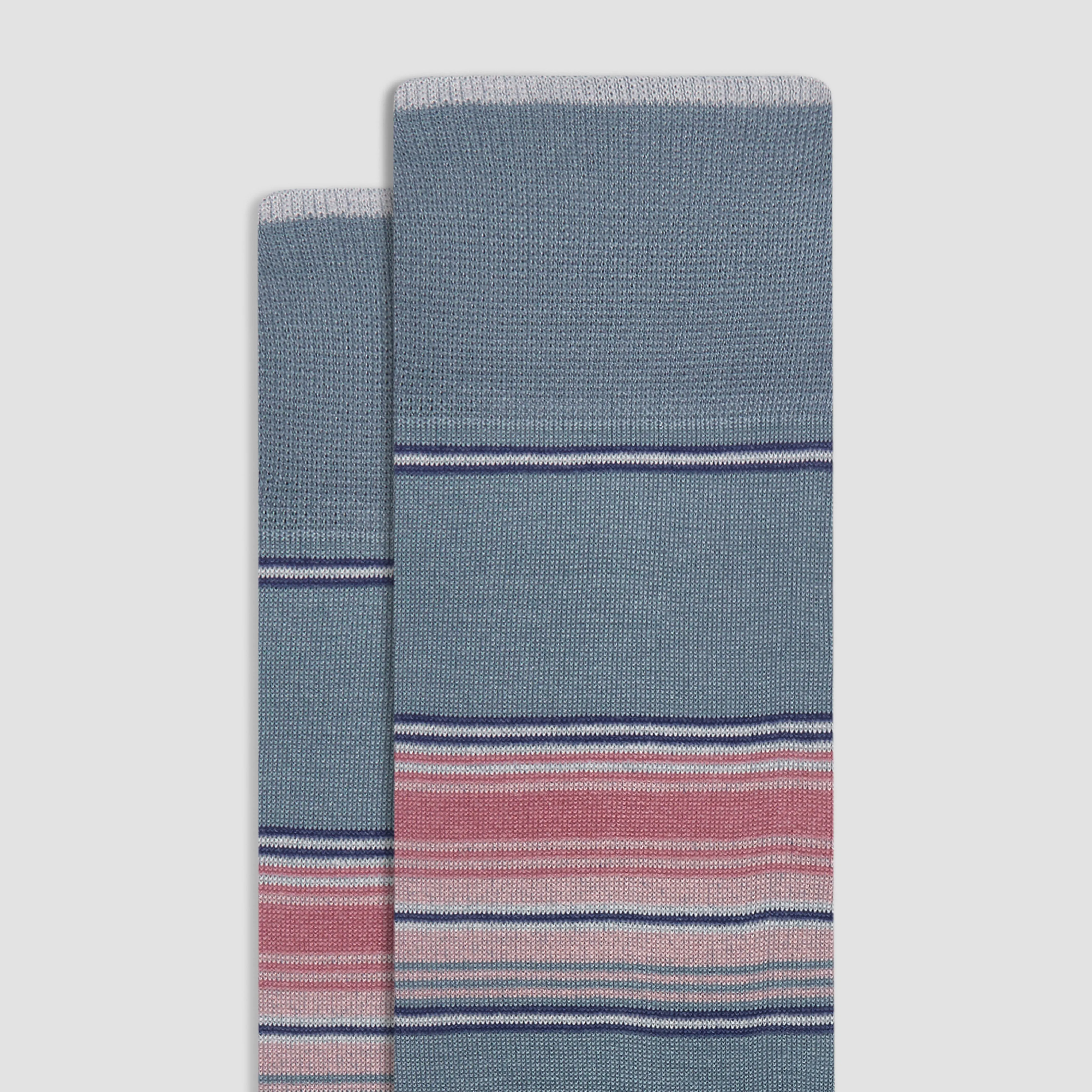 Striped Mid-Calf Socks