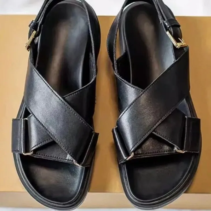 Summer Men's Open Toe Buckle Strap Gladiator Sandals